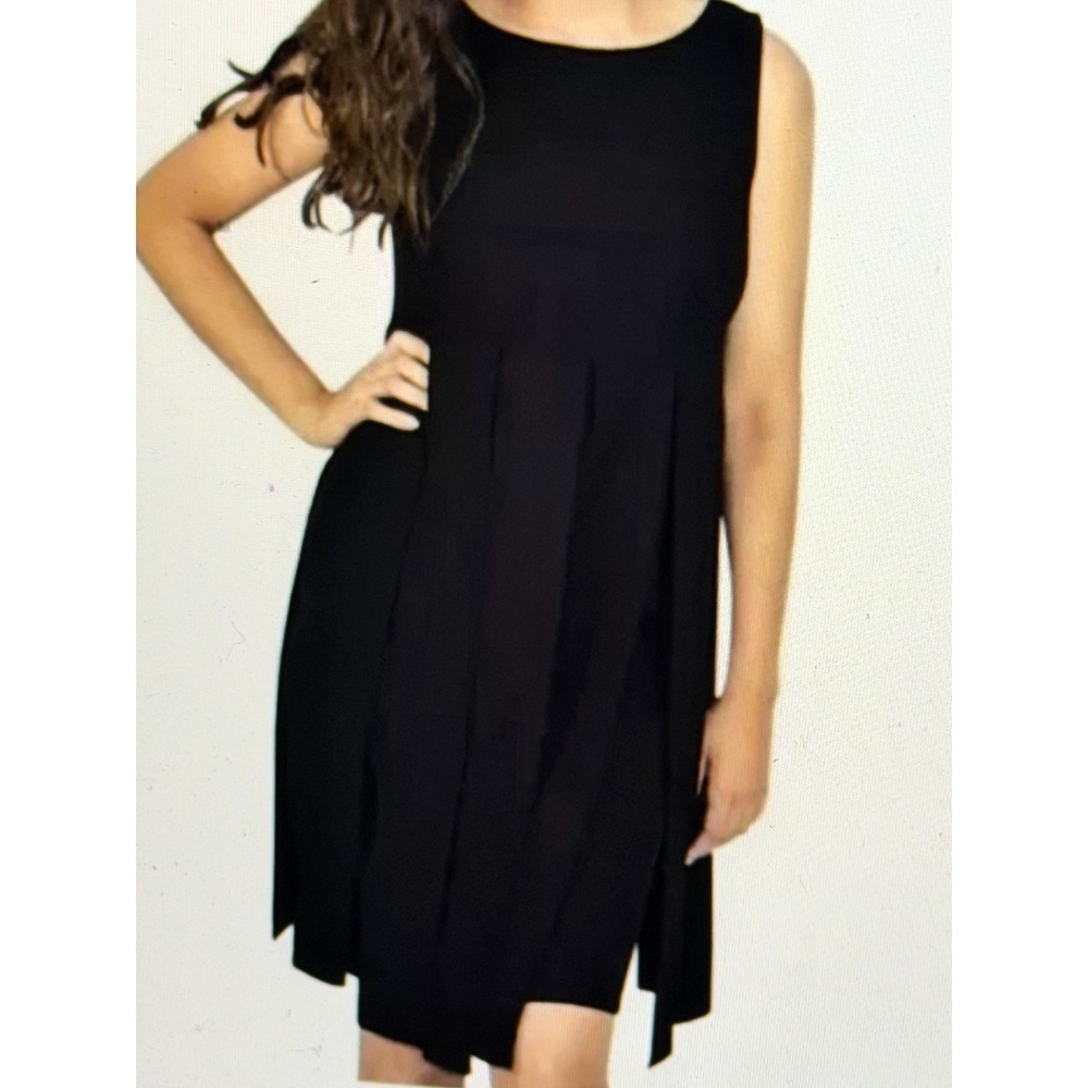 Cabi Size 4 Empire Waist Flapper Dress Black Sleeveless Style #236